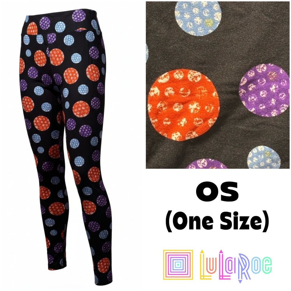 NEW LulaRoe OS Soft Leggings One Size  2-10 Small-Large Christmas Bokeh Lights